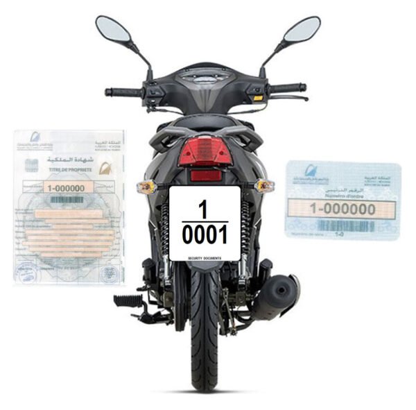 Immatriculation des motos au Maroc : Procédures spécifiques